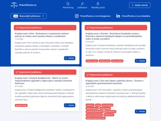 PrávníPozice.cz platform preview