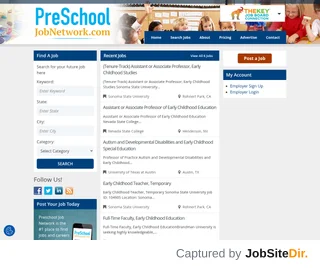 Preschool Job Network platform preview Preschool Job Network platform preview