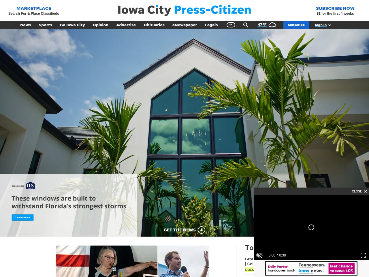 Press-Citizen screenshot Press-Citizen website screenshot