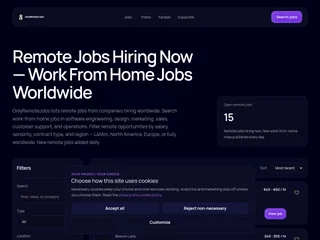 OnlyRemoteJobs screenshot preview
