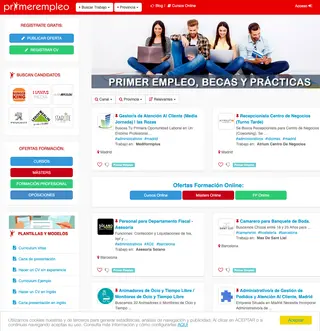 Primer Empleo platform preview
