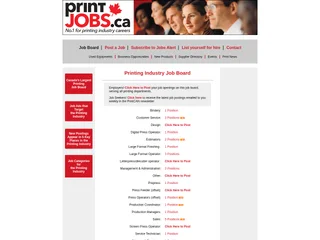 Print Jobs Canada platform preview