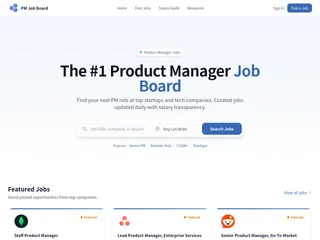 Product Manager Job Board screenshot preview Product Manager Job Board screenshot preview