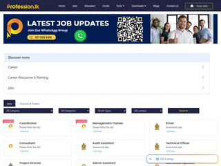 Profession.lk screenshot preview