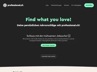 professional.ch screenshot preview