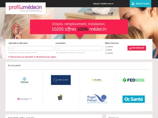 Profil Médecin platform preview Profil Médecin platform preview