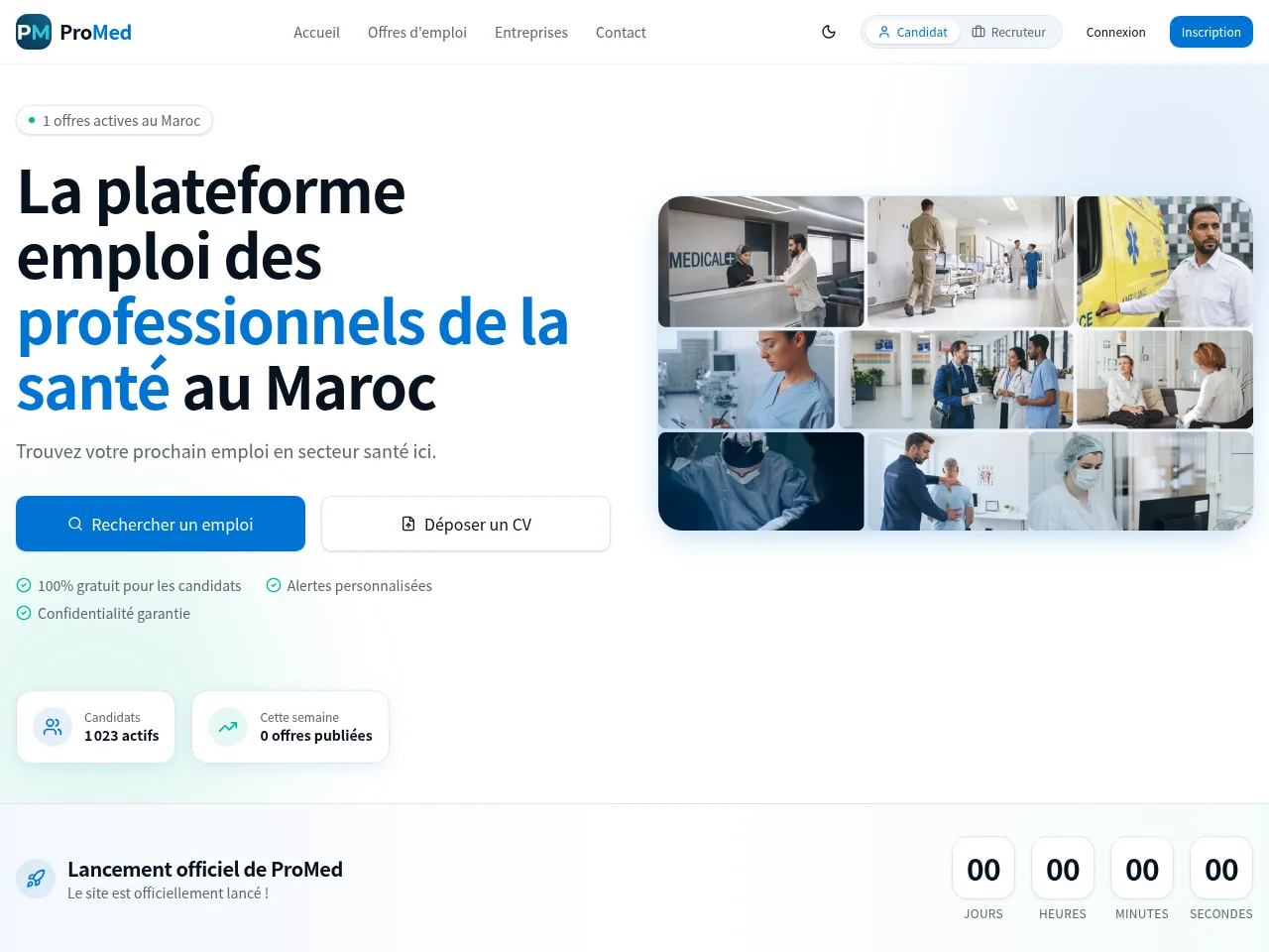 ProMed screenshot ProMed website screenshot