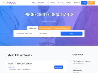 Prorecruit Consultants platform preview
