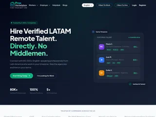 Pros Marketplace screenshot preview Pros Marketplace screenshot preview
