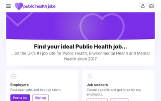 Public Health Jobs screenshot preview