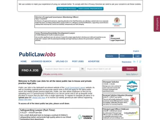 Public Law Jobs platform preview