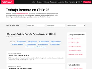 PubliPega.cl platform preview