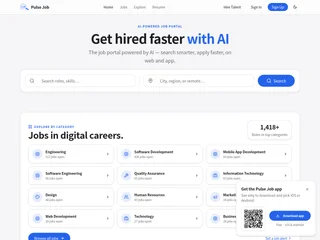Pulse Job screenshot preview Pulse Job screenshot preview