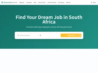 PumaJob.co.za screenshot preview