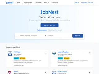 JobNest screenshot preview