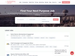 PurposePhil Career screenshot preview PurposePhil Career screenshot preview