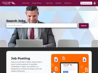 Qatar Jobs Portal platform preview Qatar Jobs Portal platform preview
