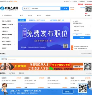 启东人才网 platform preview