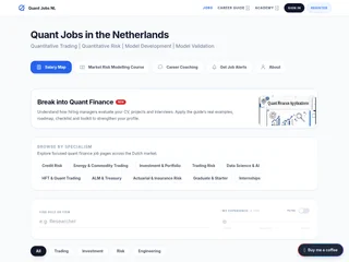 QuantJobs.nl screenshot preview