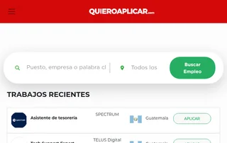 QuieroAplicar.com screenshot preview