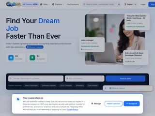 QuikJob platform preview QuikJob platform preview
