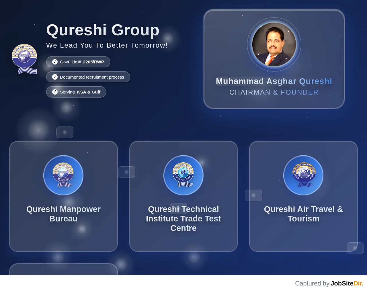 Qureshi Group website screenshot