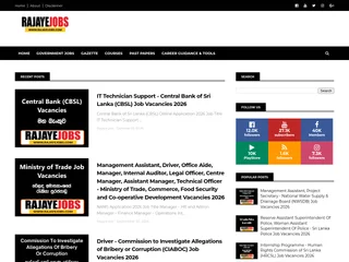 Rajayejobs.com screenshot preview