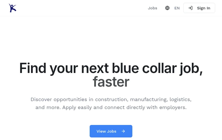 RakanKerja job board platform screenshot showing job search interface