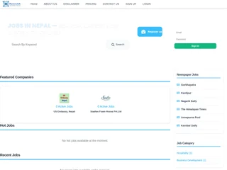RamroJob platform preview RamroJob platform preview