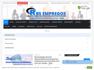RBS Empregos platform preview