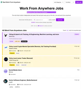 Real Work From Anywhere platform preview