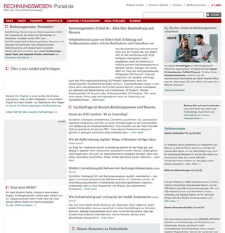 Rechnungswesen-Portal.de platform preview