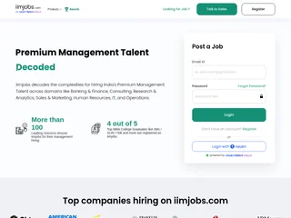iimjobs.com platform preview iimjobs.com platform preview