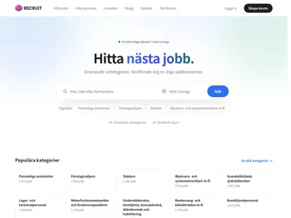Recruit.se platform preview Recruit.se platform preview