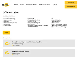 acctus Personalberatung screenshot preview