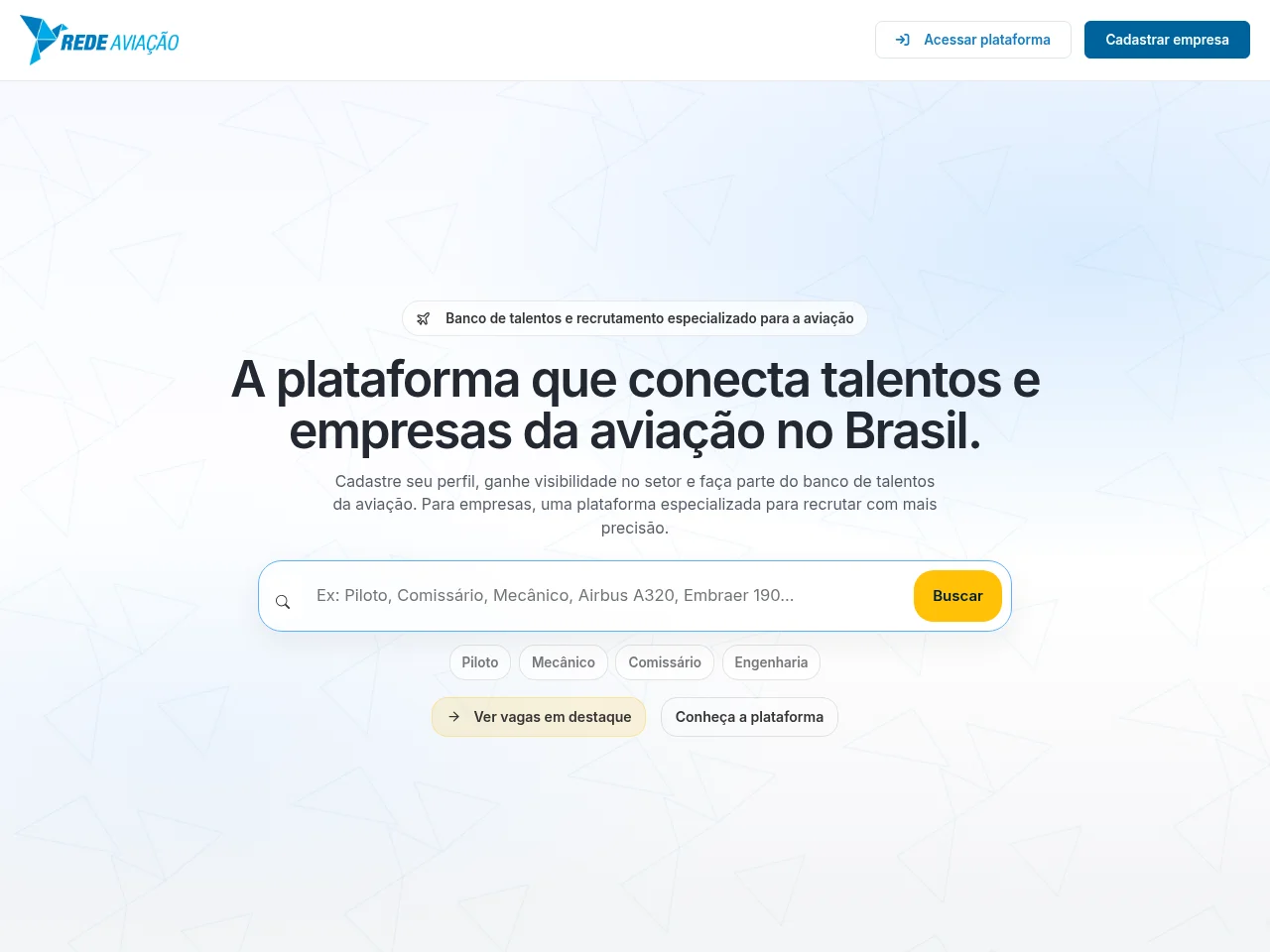 Rede Aviação screenshot Rede Aviação website screenshot