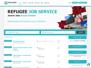 Refugee Job Service platform preview