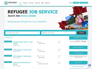Refugee Job Service screenshot preview