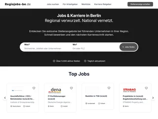 Regiojobs-be screenshot preview