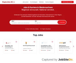 RegioJobs-NI platform preview RegioJobs-NI platform preview