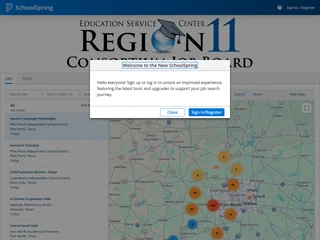 ESC Region 11 Consortium Job Board platform preview ESC Region 11 Consortium Job Board platform preview