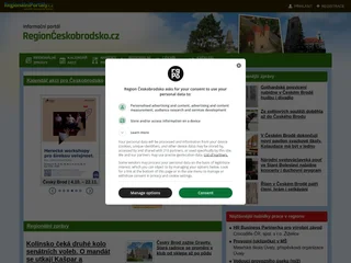 RegionČeskobrodsko.cz platform preview RegionČeskobrodsko.cz platform preview