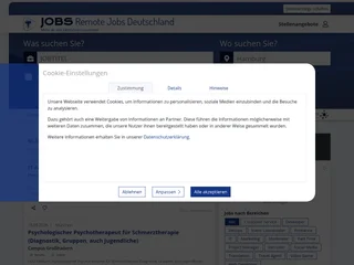 Remote Jobs Deutschland screenshot preview