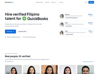 RemoteHire platform preview RemoteHire platform preview