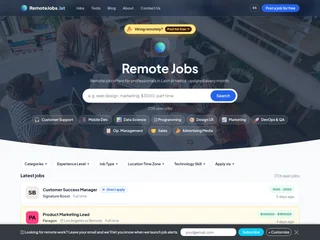 RemoteJobs.lat platform preview RemoteJobs.lat platform preview
