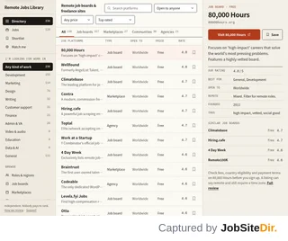 Remote Jobs Library platform preview