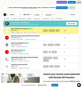 Remote OK platform preview