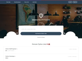 RemotePython.com platform preview RemotePython.com platform preview