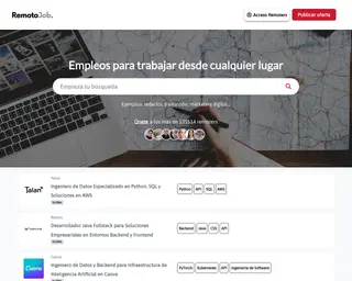 RemotoJOB platform preview