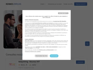 Rennes Emplois screenshot preview